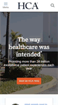 Mobile Screenshot of hcahealthcare.com