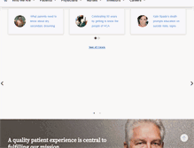 Tablet Screenshot of hcahealthcare.com